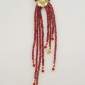 19. Neckpieces, 18kt gold, garnets 
