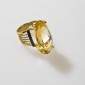 8. 18kt gold, citrine, cognac, diamonds