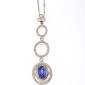 1. Pendant, 18kt gold, tanzanite, diamonds