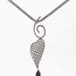 5. Pendant, 18kt gold, diamonds, garnet