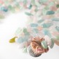 15. Neckpiece, silver 925o, pink opal, beryls 