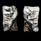 5. Earpieces, silver 830o, 18kt gold