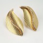 6. Earpieces, 18kt gold, diamonds