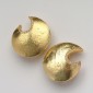 10. Earpieces, 18kt gold, diamonds