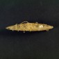 5. Brooch, 18kt gold, pearl