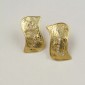 16. Earpieces, 18kt gold, diamonds
