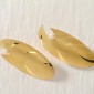 12. Earpieces, 18kt gold, pearls