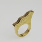 10. Ring, 18kt gold, diamonds