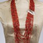1. Neckpiece, root coral, silver 925o 