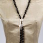 11. Neckpiece, black onyx, silver 925o 
