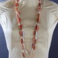 27. Neckpiece, tiger agate, silver 925o 