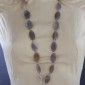 18. Neckpieces, agates, silver 925o 