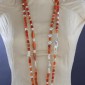 16. Neckpiece, cornelian, silver 925o 