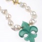 1. Neckpiece, 18kt gold, Russian quartz,  pearls, diamonds