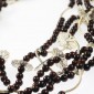 31. Neckpiece, red tiger eye, silver 925o 