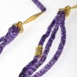 29. Neckpiece, amethyst, gold plated silver 925o 