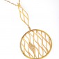 12. Pendant, 14 kt gold, diamonds 