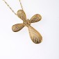 11. Pendant cross, 14kt gold, diamonds 