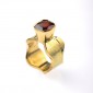 3. Ring, 18kt gold, hessonite 