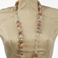 6. Neckpiece, tiger agate, silver 925o 