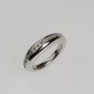 8. Ring, full eternity, 18kt gold, princess cut diamonds