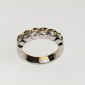 9. Ring, half eternity, diamonds 