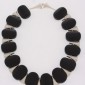 1. Neckpiece, black onyx, silver 925o 