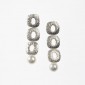 13. Earpieces, silver 925o, mother of pearl 