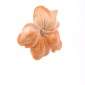 4. Ring, 18kt gold, coral flower, diamonds