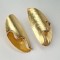 earpieces, 18kt gold, diamonds