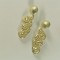 earpieces, 18kt gold