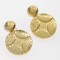 earpieces, gold plated silver 925