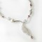 neckpiece, 18kt white gold, diamonds, tourmalines, pearls