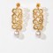 earpieces, 18kt pink gold, diamonds, South Sea pearl